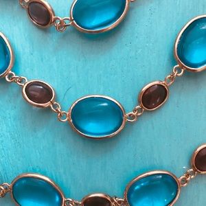 3-tier multi-colored necklace